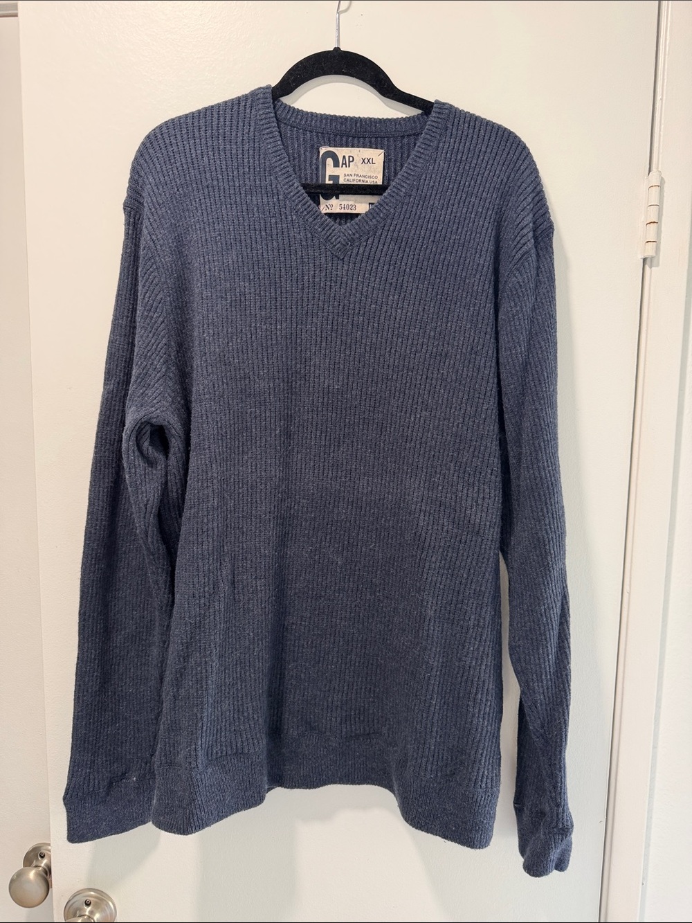 GAP Vintage Navy Blue Long Sleeve Sweater Size XXL